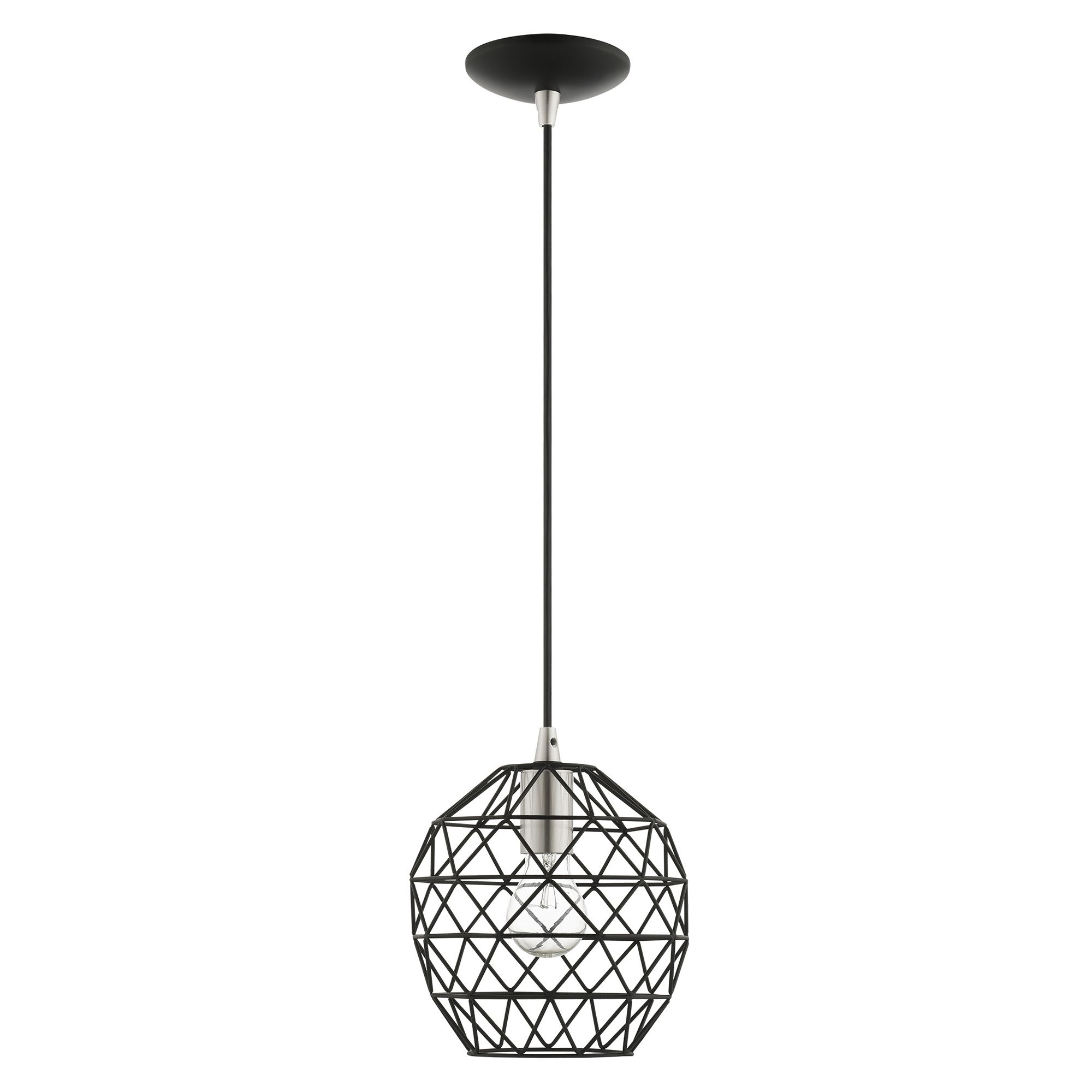 Image 7 Paxten1 Light Black Pendant more views