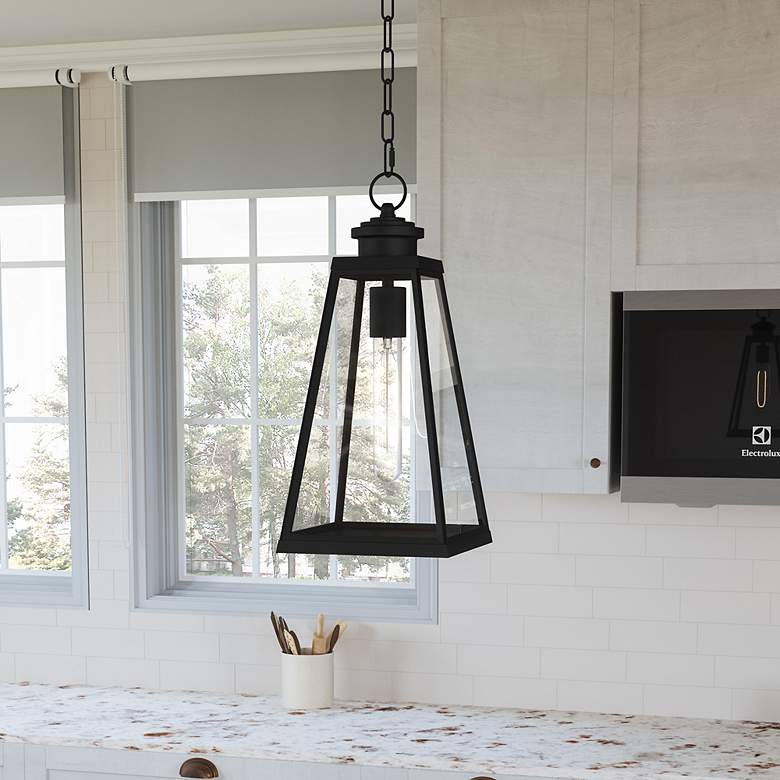 Image 1 Paxton 1-Lt Matte Black Mini Pendant