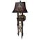 Paxton 29" High 2-Light Rust Torch Wall Sconce