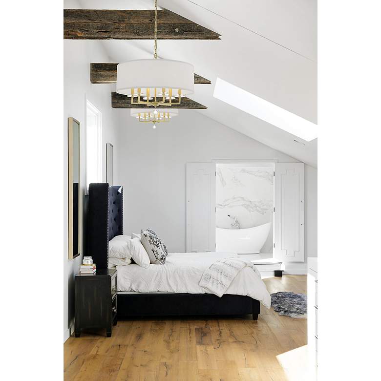 Image 5 Paxton 6 Light Aged Brass Chandelier more views