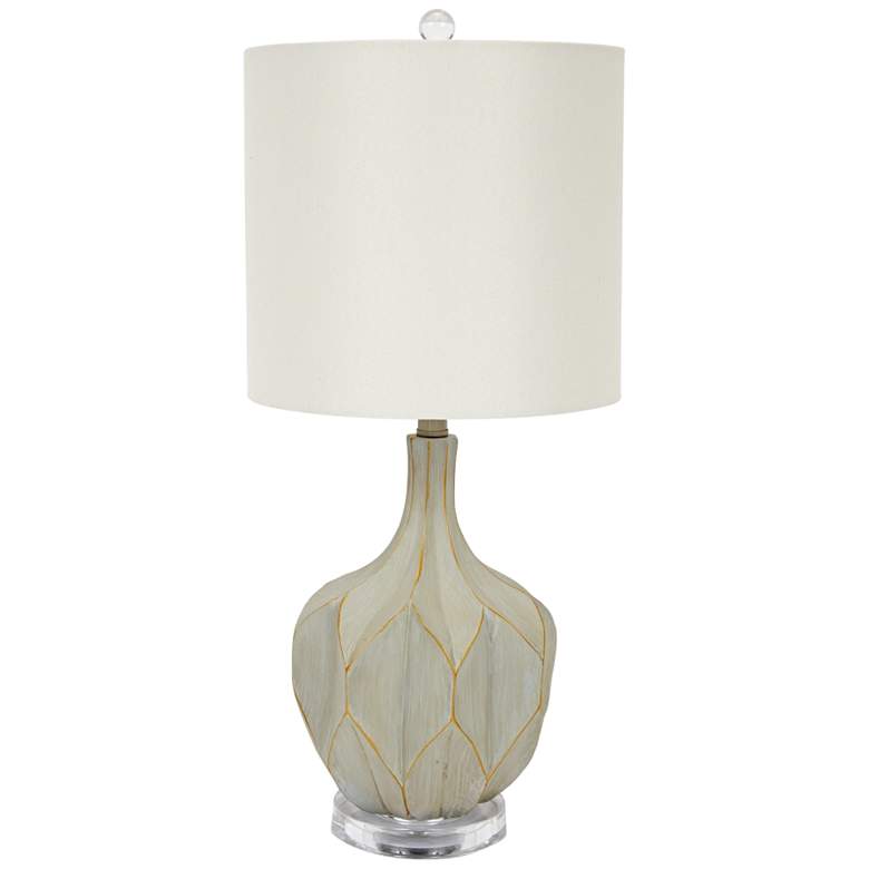 Image 1 Paxton Cement and Gold Vase Table Lamp