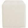 Payden 43 1/2" Wide Cream Fabric Tufted Storage Bench