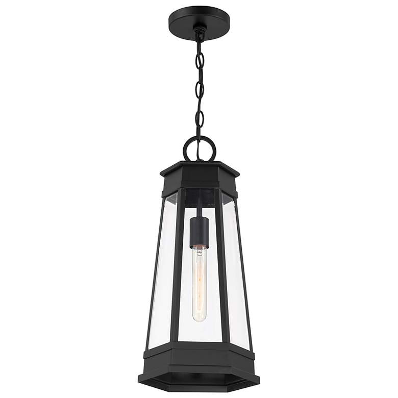 Image 3 Payne 1-Light Outdoor Hanging Lantern in Matte Black more views