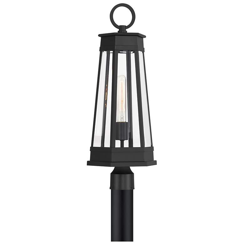Image 4 Payne 1-Light Outdoor Post Lantern in Matte Black more views