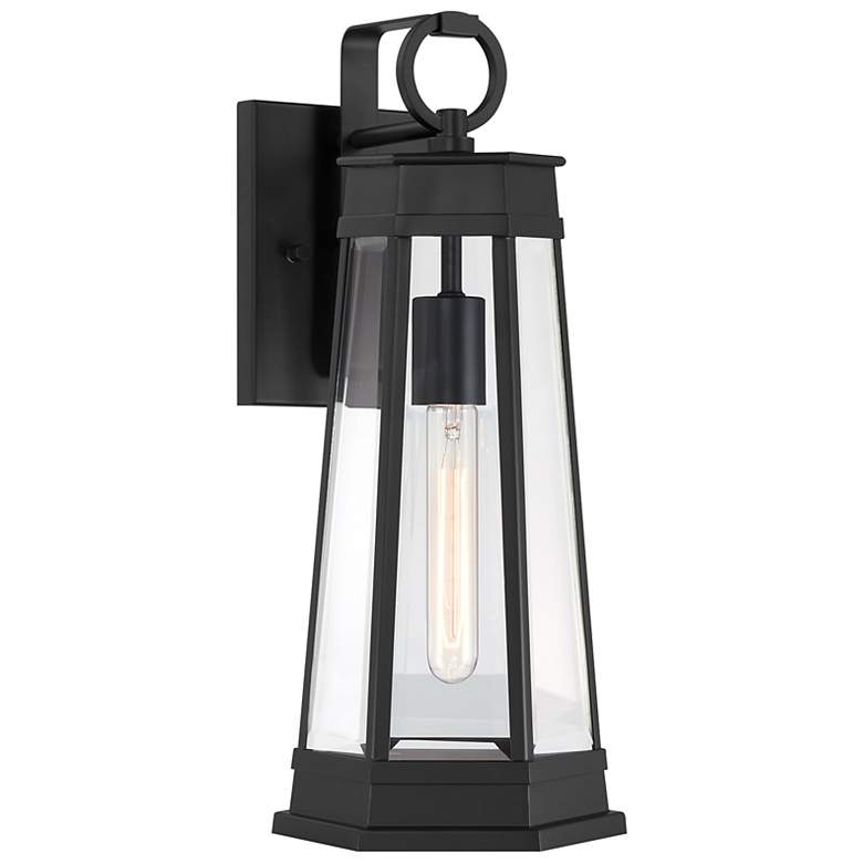 Image 1 Payne 1-Light Outdoor Wall Lantern in Matte Black