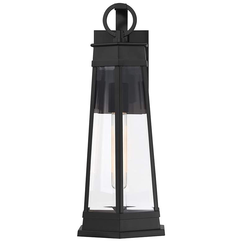 Image 3 Payne 1-Light Outdoor Wall Lantern in Matte Black more views