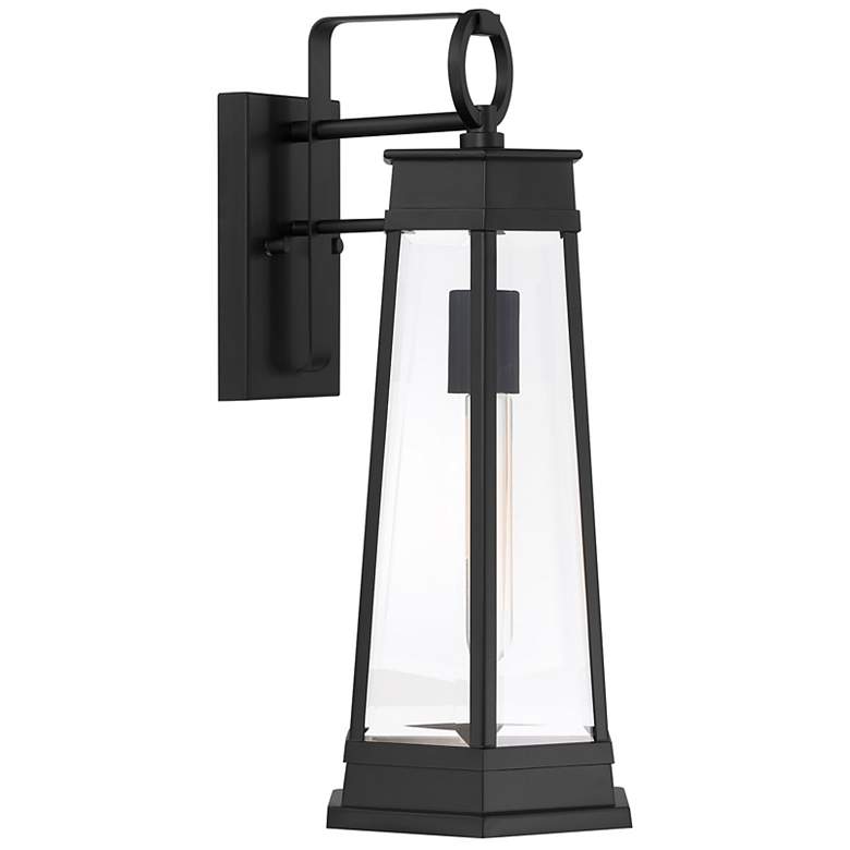 Image 4 Payne 1-Light Outdoor Wall Lantern in Matte Black more views