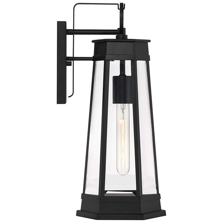 Image 5 Payne 1-Light Outdoor Wall Lantern in Matte Black more views