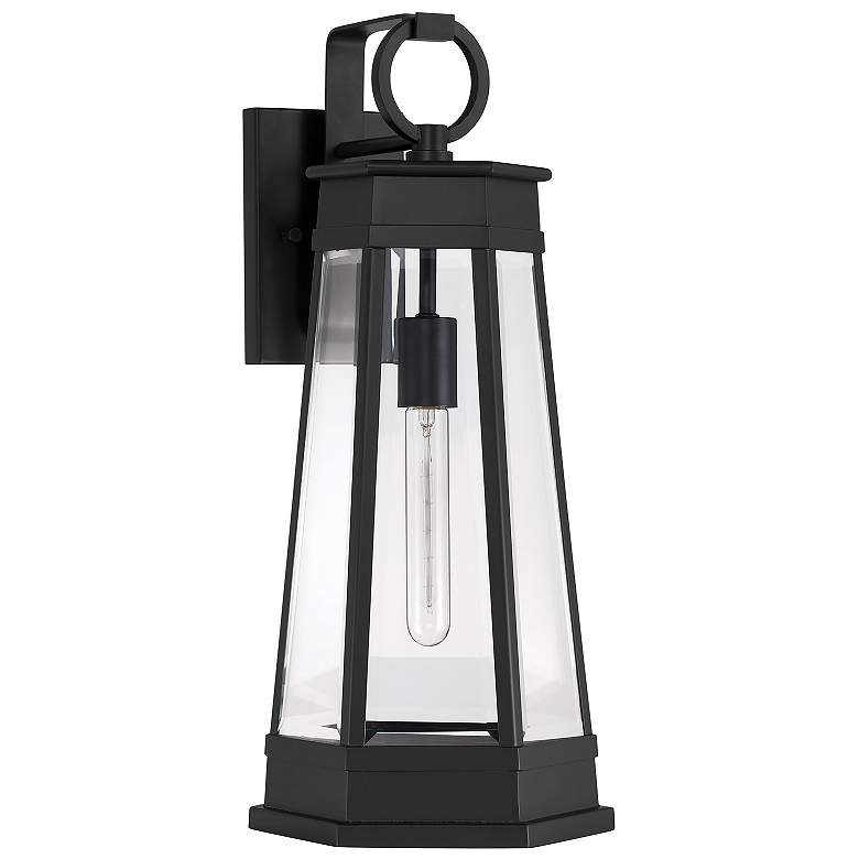 Image 2 Payne 1-Light Outdoor Wall Lantern in Matte Black more views