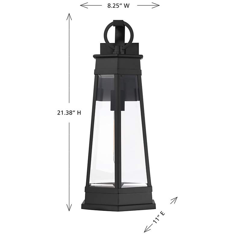 Image 6 Payne 1-Light Outdoor Wall Lantern in Matte Black more views