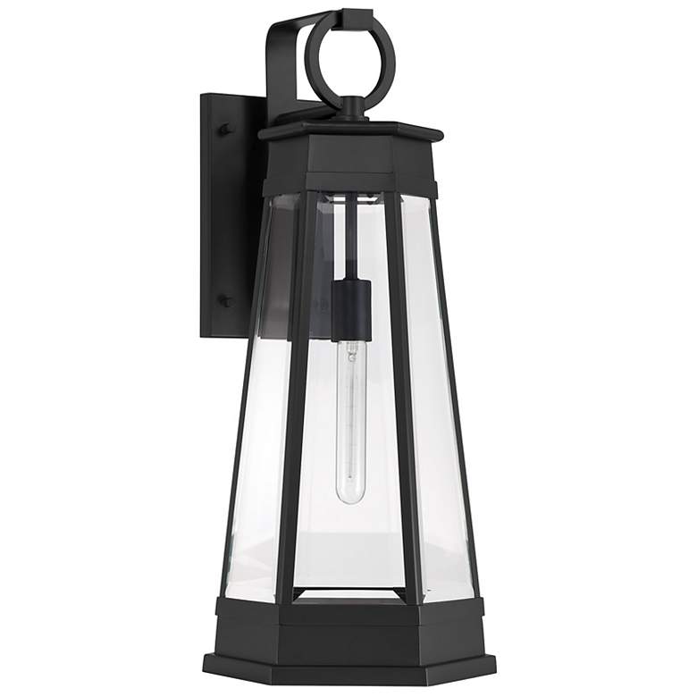 Image 2 Payne 1-Light Outdoor Wall Lantern in Matte Black more views
