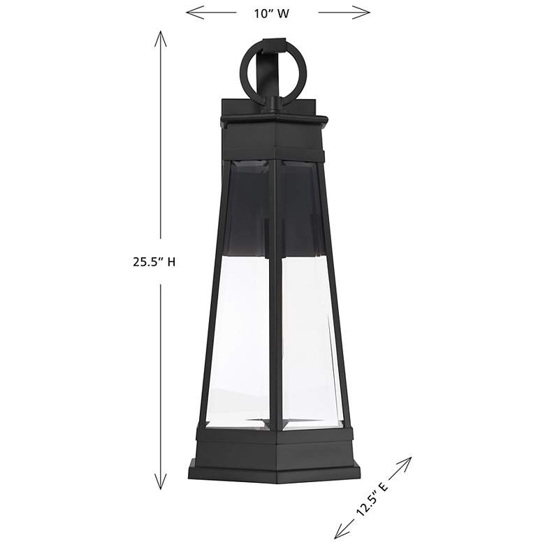 Image 6 Payne 1-Light Outdoor Wall Lantern in Matte Black more views