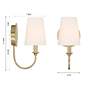 5_Payton 1 Light Vibrant Gold Wall Mount more views