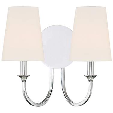 Payton 11 3/4" High Polished Chrome 2-Light Wall Sconce