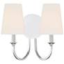 1_Payton 11 3/4" High Polished Chrome 2-Light Wall Sconce