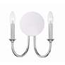 5_Payton 11 3/4" High Polished Chrome 2-Light Wall Sconce more views
