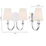 6_Payton 11 3/4" High Polished Chrome 2-Light Wall Sconce more views