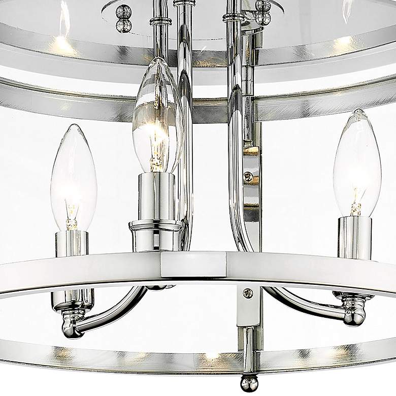 Image 3 Payton 14 3/4" Wide Chrome 3-Light Modern Ceiling Light more views