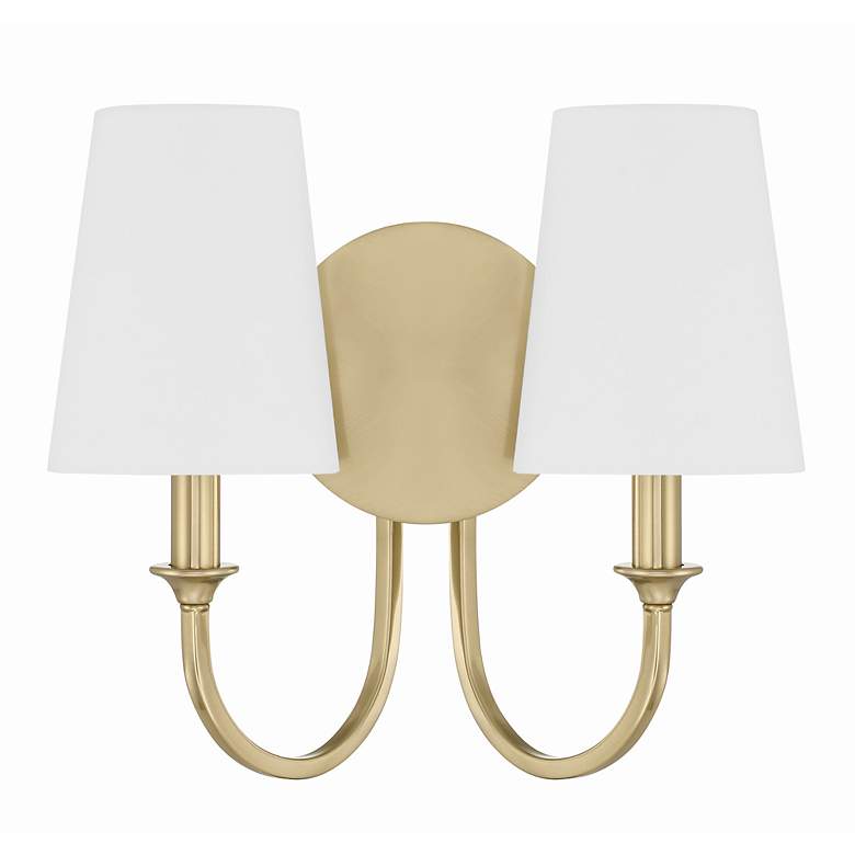 Image 4 Payton 2 Light Vibrant Gold Wall Mount more views