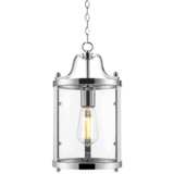 Payton 7 1/4&quot; Wide Chrome and Clear Glass Mini Pendant