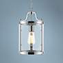 Payton 7 1/4" Wide Chrome and Clear Glass Mini Pendant