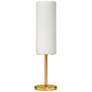 2_Paza 18" High Aged Brass Metal Accent Table Lamp