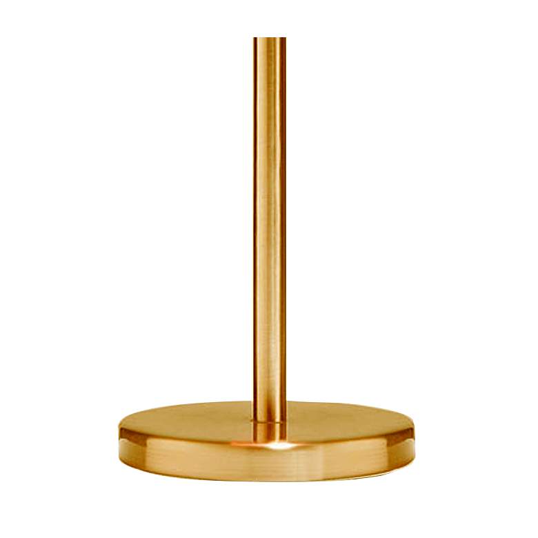 Image 4 Paza 18" High Aged Brass Metal Accent Table Lamp more views