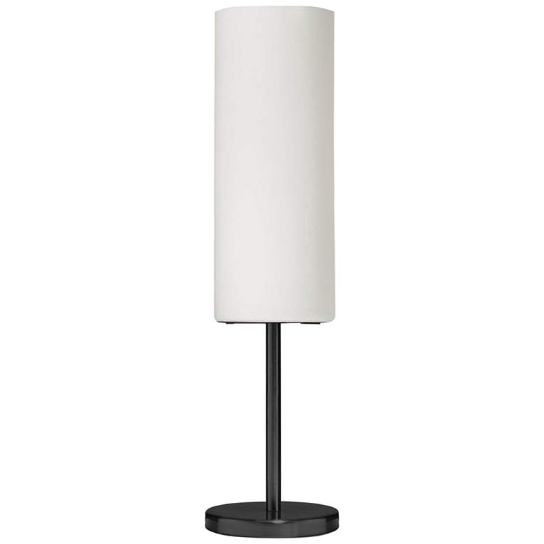 Image 2 Paza 18" High Matte Black Metal Accent Table Lamp