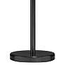 Paza 18" High Matte Black Metal Accent Table Lamp