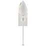 Peace Lily 21 1/2" High Gesso White Floral Motif Wall Sconce