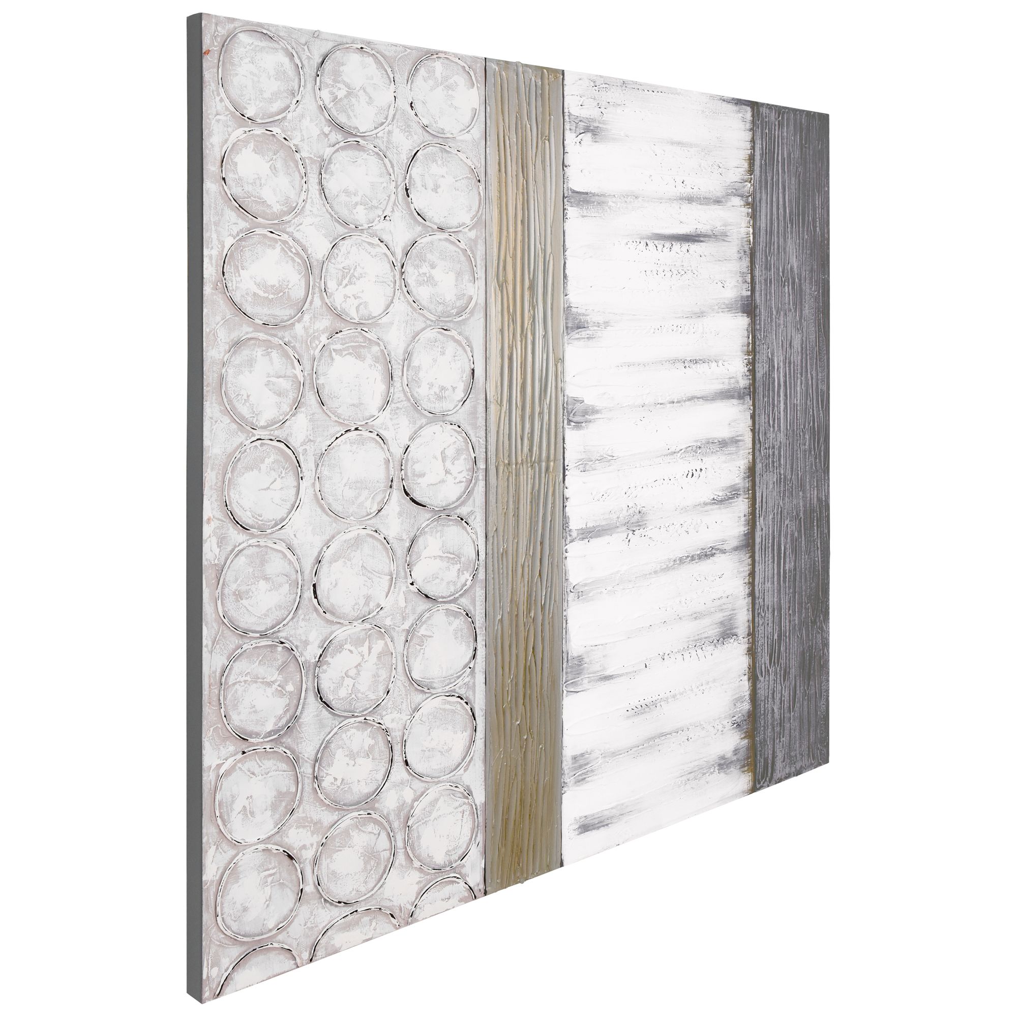 Image 5 Peaceful 48" Square Hand-Painted Canvas Wall Art more views