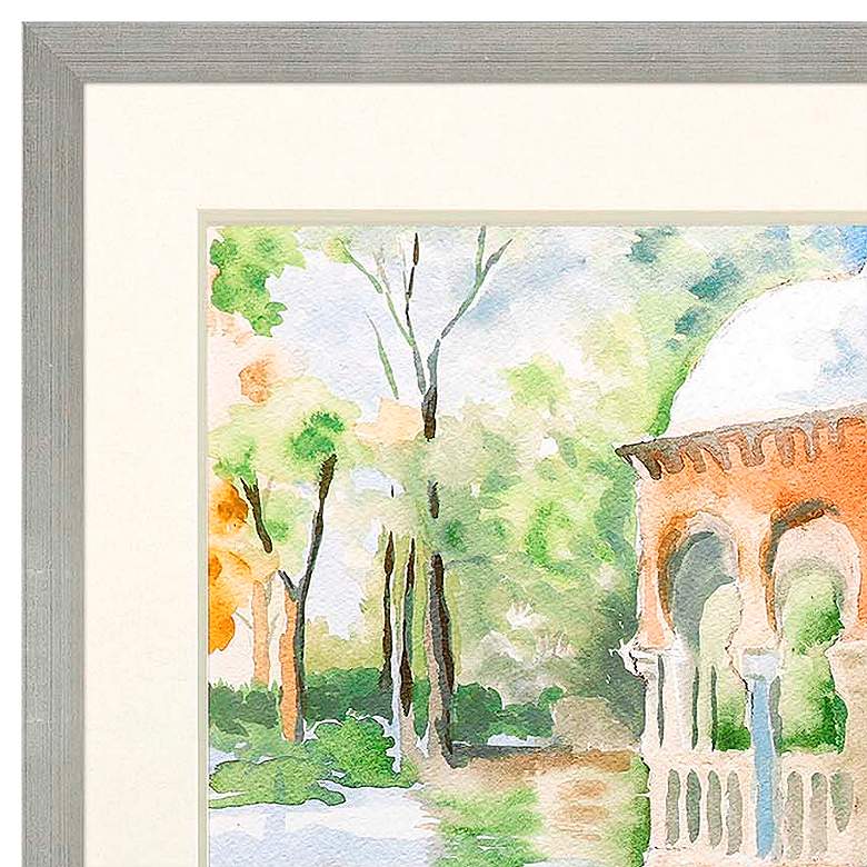 Image 4 Peaceful Gardens 30 inch High 2-Piece Framed Giclee Wall Art Set more views