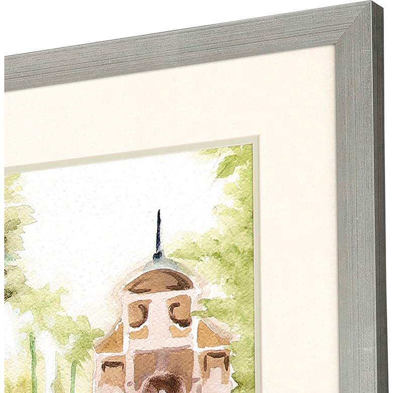 Image 5 Peaceful Gardens 30" High 2-Piece Framed Giclee Wall Art Set more views