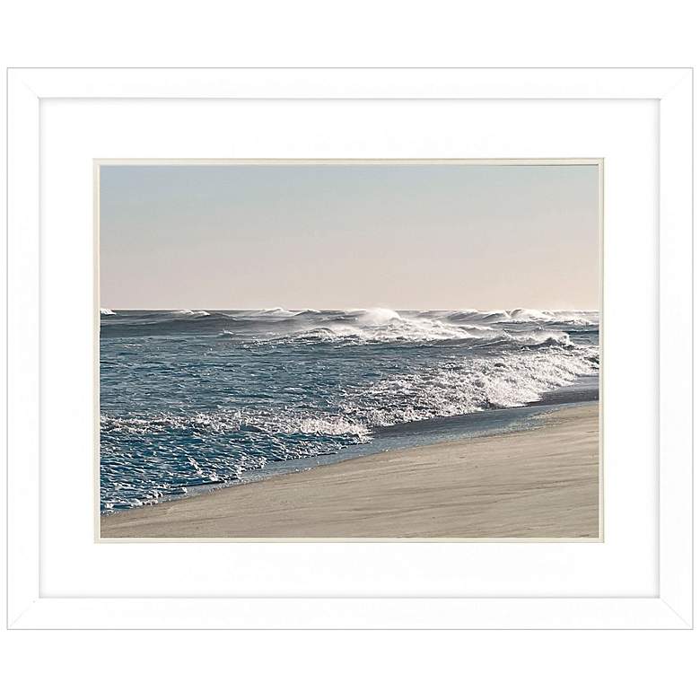 Image 1 Peaceful Horizon I 33"W x 27"H Framed Wall Art