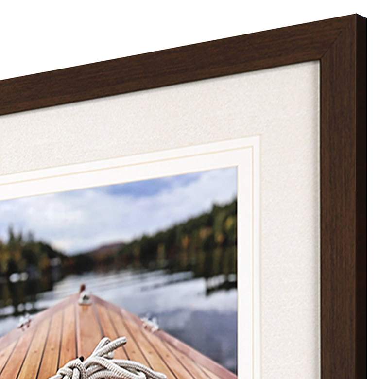 Image 4 Peaceful Lake 27" Wide 4-Piece Giclee Framed Wall Art Set more views