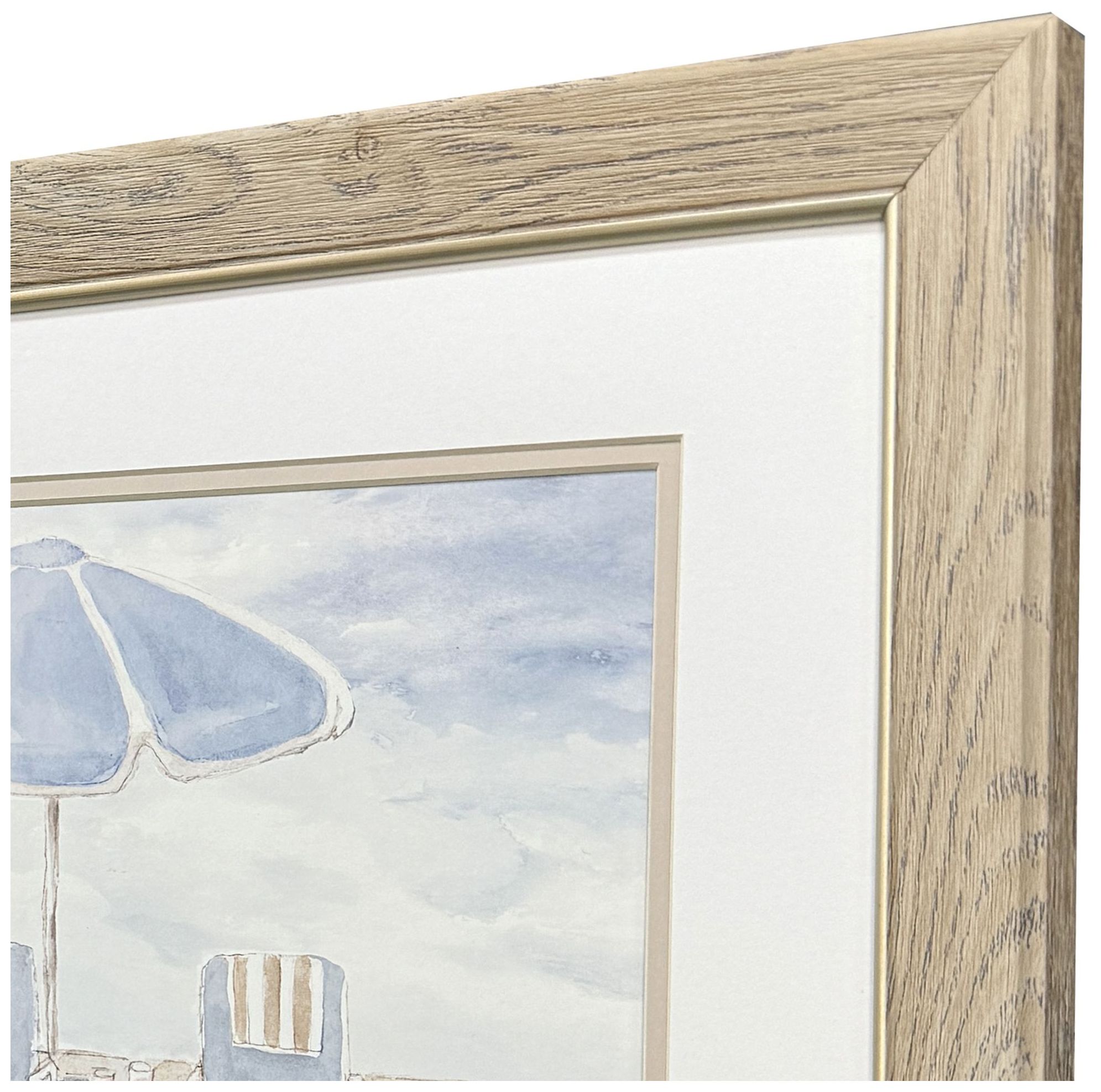 Image 3 Peaceful Poolside 19"W x 19"H Framed Art Set of 2 more views