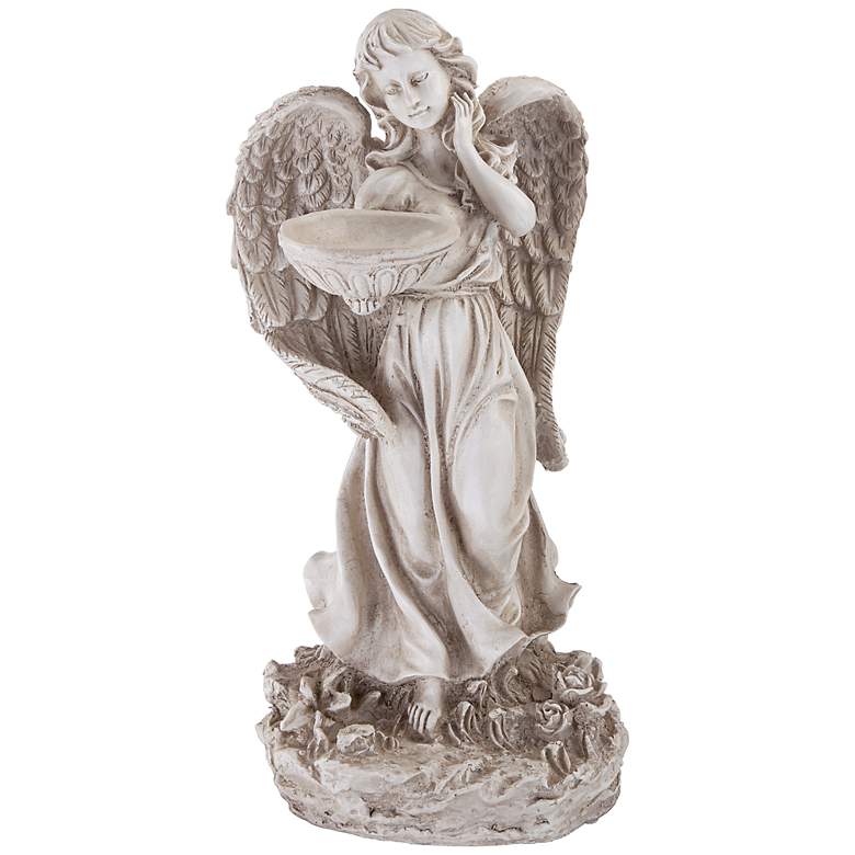 Image 1 Peaceful Standing Angel 13 3/4 inch High Sculpture