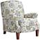 Peacock Upholstered Fabric 3-Way Recliner Chair