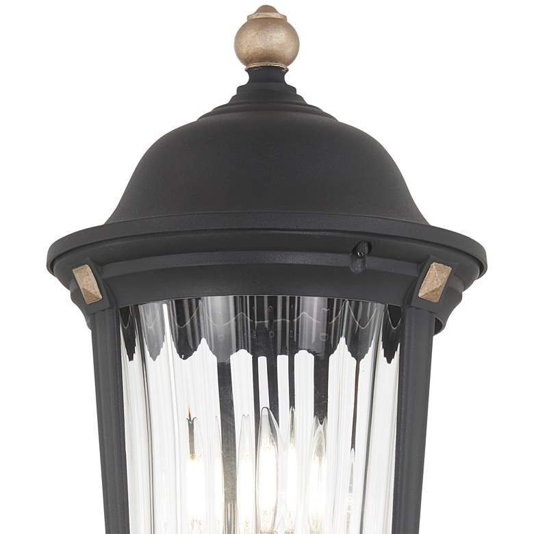 Image 3 Peale Street 21 3/4 inch H Sand Coal and Vermeil Gold Outdoor Post Light more views
