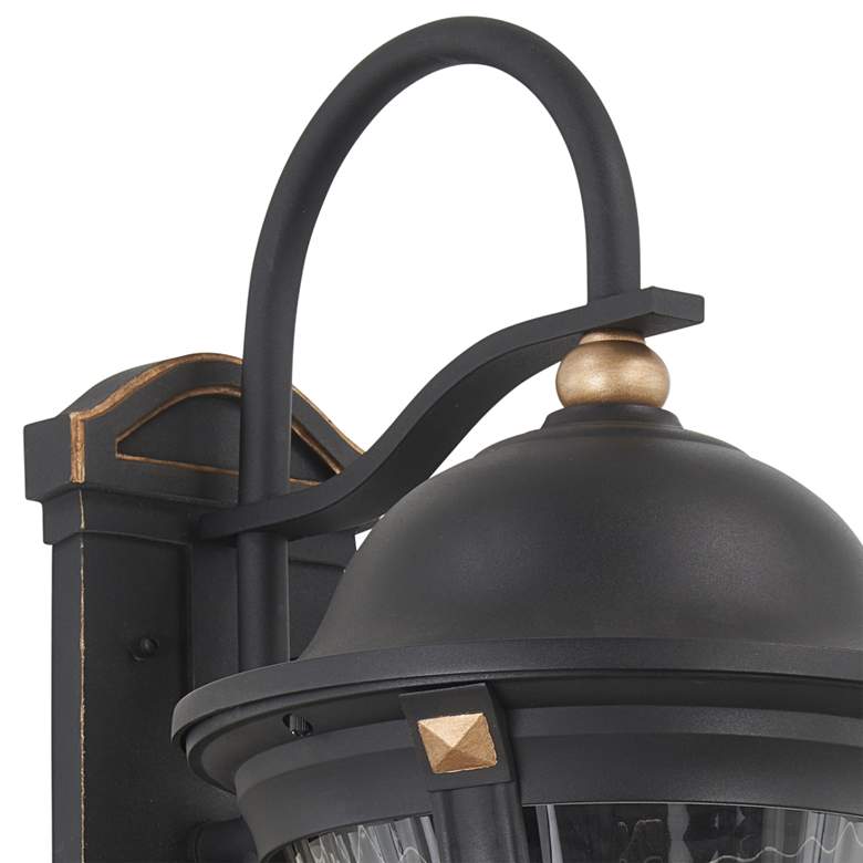 Image 3 Peale Street 21 3/4" H Sand Coal and Vermeil Gold Outdoor Wall Light more views