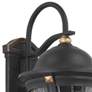 Peale Street 21 3/4" H Sand Coal and Vermeil Gold Outdoor Wall Light