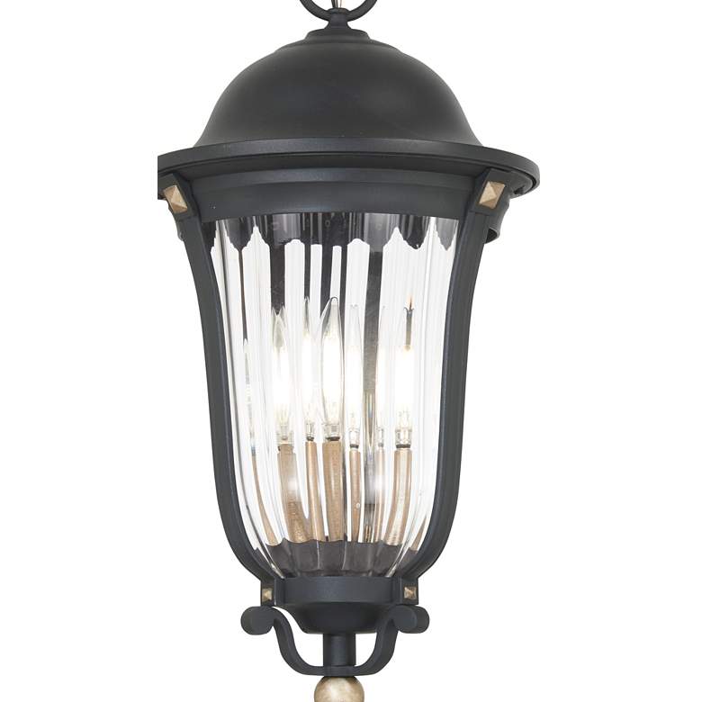 Image 3 Peale Street 24 3/4"H Sand Coal and Vermeil Gold Outdoor Hanging Light more views