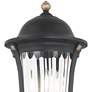 Peale Street 25" High Sand Coal and Vermeil Gold Outdoor Post Light