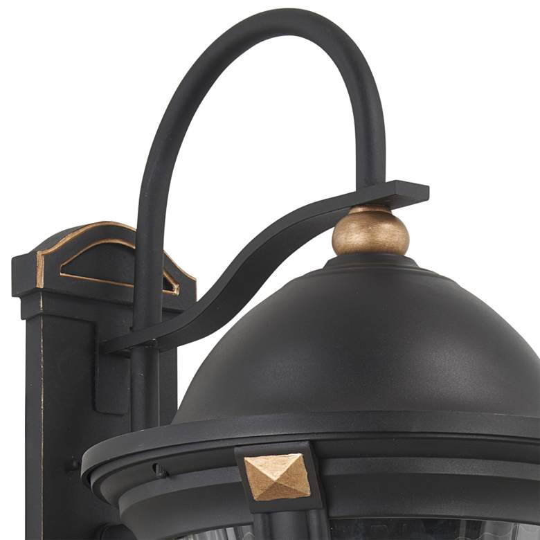 Image 3 Peale Street 33" H Sand Coal and Vermeil Gold Outdoor Wall Light more views