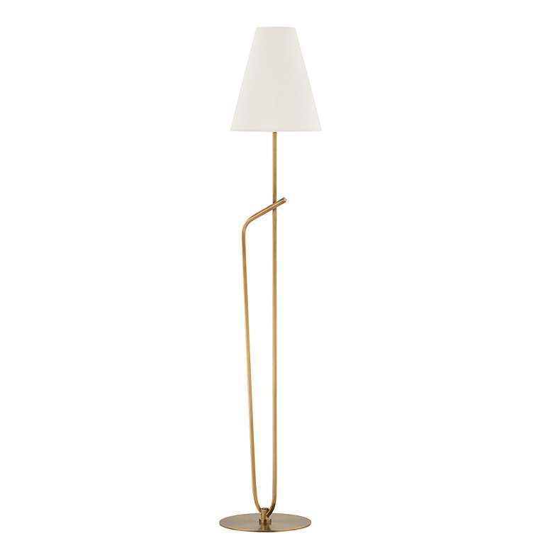 Image 2 Pearce Patina Brass Floor Lamp