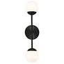2_Pearl 17 1/4" High Black 2-Light ADA LED Wall Sconce more views