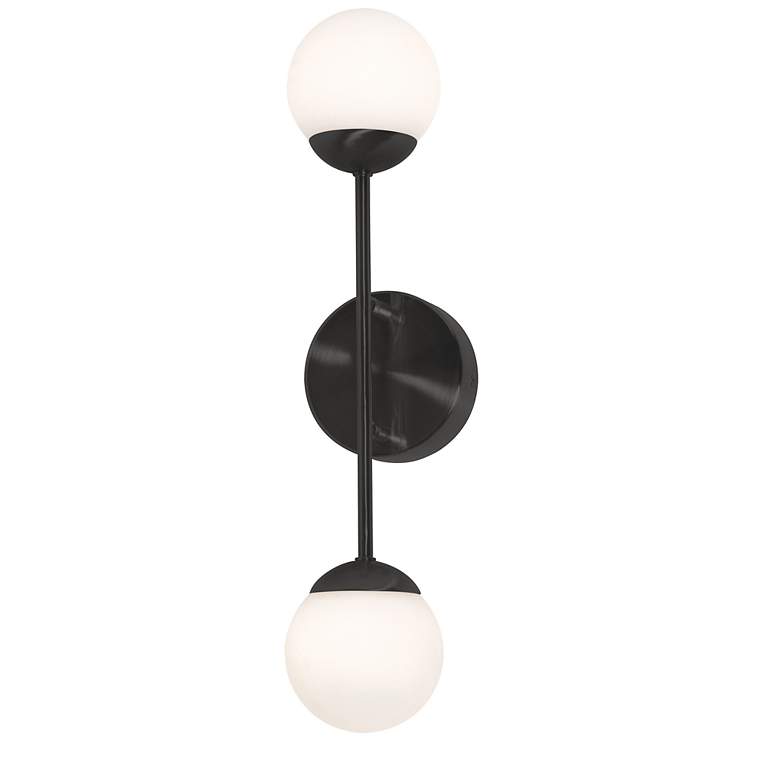 Image 1 Pearl 18 inch LED Sconce - Black