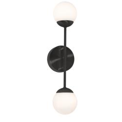 Pearl 18&quot; LED Sconce - Black