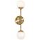 Pearl 18" LED Sconce - Satin Brass
