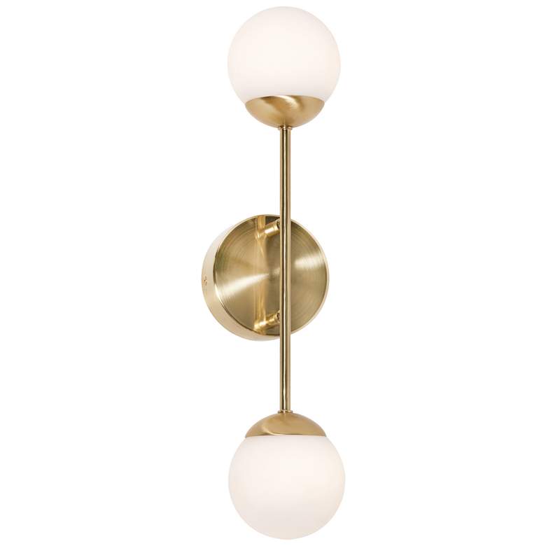 Image 1 Pearl 18" LED Sconce - Satin Brass
